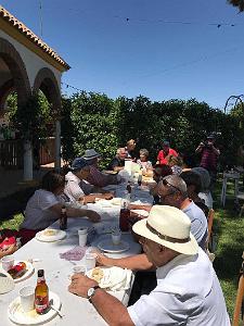 HOMMAGE A N.D. DE SANTA CRUZ A DALIAS DU 7 AU 10 JUIN 2019 (407) BARBECUE CHEZ ANGE A LA CANADA